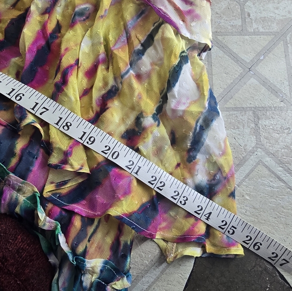 Anthropologie Multicolor Tie-Dye Mini Dress - Picture 7 of 8